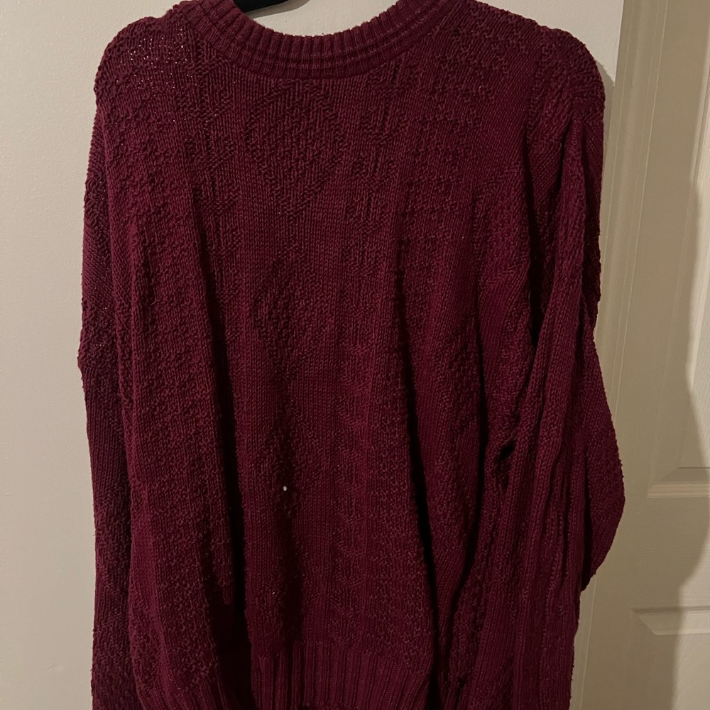 vintage cable knot sweater
